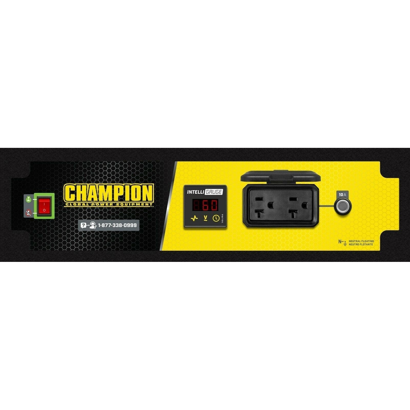 200915- 1200/1500w Champion Generator, Manual Start - Carbour Tools